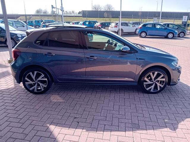 Volkswagen POLO 1.0 TSI 3x R-Line Business Automaat, Climatronic, Carplay/android auto, Panoramisch schuifdak, Navigatie, Cruise control adaptief, Volledig digitaal instrumenten paneel, Parkeersensoren, Elektrische ramen en spiegels, Centrale vergrendeling met AB, Rijbaa