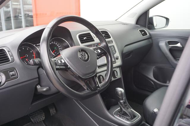 Volkswagen POLO 1.0 BlueMotion | Automaat | Leder | Cruise Control | Navigatie | 15'' LM | Origineel NL |
