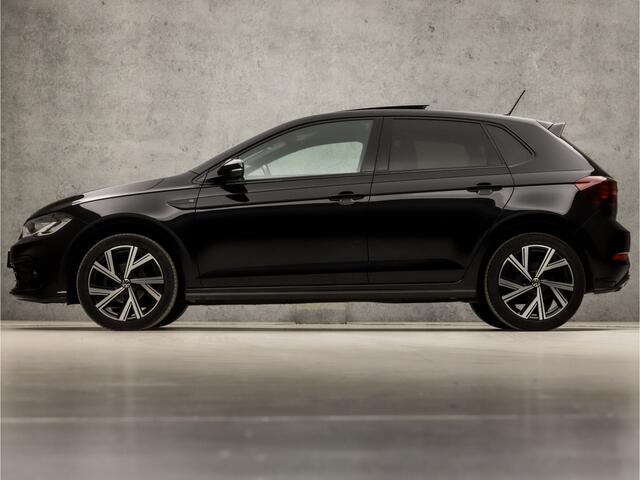 Volkswagen POLO 1.0 TSI R-Line Sport Automaat (SCHUIFDAK, 2X R-LINE, DIGITAL COCKPIT, APPLE CARPLAY, GROOT NAVI, SPORTSTOELEN, STOELVERWARMING, SFEERVERLICHTING, ZWART HEMEL, NIEUWSTAAT)