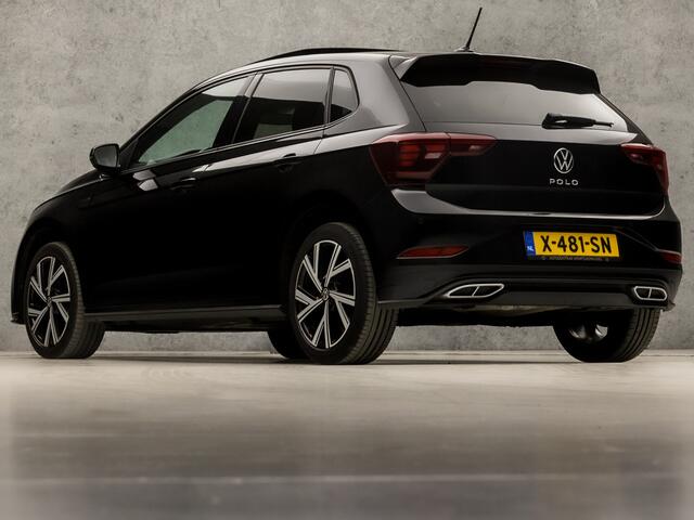 Volkswagen POLO 1.0 TSI R-Line Sport Automaat (SCHUIFDAK, 2X R-LINE, DIGITAL COCKPIT, APPLE CARPLAY, GROOT NAVI, SPORTSTOELEN, STOELVERWARMING, SFEERVERLICHTING, ZWART HEMEL, NIEUWSTAAT)