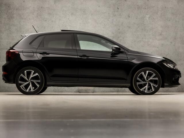 Volkswagen POLO 1.0 TSI R-Line Sport Automaat (SCHUIFDAK, 2X R-LINE, DIGITAL COCKPIT, APPLE CARPLAY, GROOT NAVI, SPORTSTOELEN, STOELVERWARMING, SFEERVERLICHTING, ZWART HEMEL, NIEUWSTAAT)