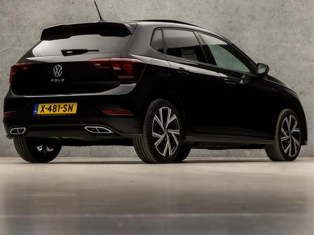 Volkswagen POLO 1.0 TSI R-Line Sport Automaat (SCHUIFDAK, 2X R-LINE, DIGITAL COCKPIT, APPLE CARPLAY, GROOT NAVI, SPORTSTOELEN, STOELVERWARMING, SFEERVERLICHTING, ZWART HEMEL, NIEUWSTAAT)