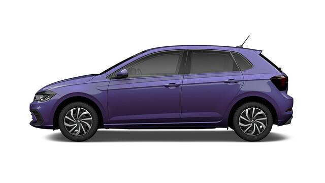 Volkswagen POLO 1.0 TSI 95 5MT Life Edition | 'App-Connect' smartphone integratie | Airconditioning automatisch (Climatronic), 2-zone | Buitenspiegels elektrisch instel- verwarm- en inklapbaar