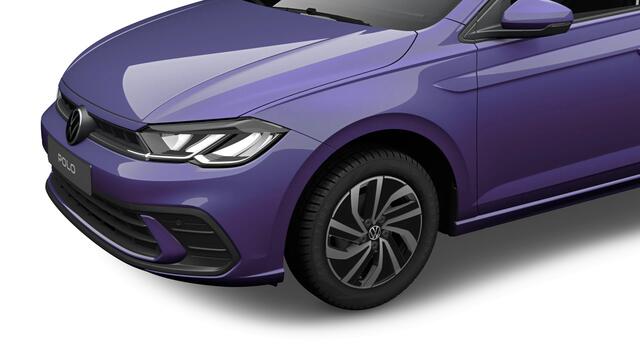 Volkswagen POLO 1.0 TSI 95 5MT Life Edition | 'App-Connect' smartphone integratie | Airconditioning automatisch (Climatronic), 2-zone | Buitenspiegels elektrisch instel- verwarm- en inklapbaar