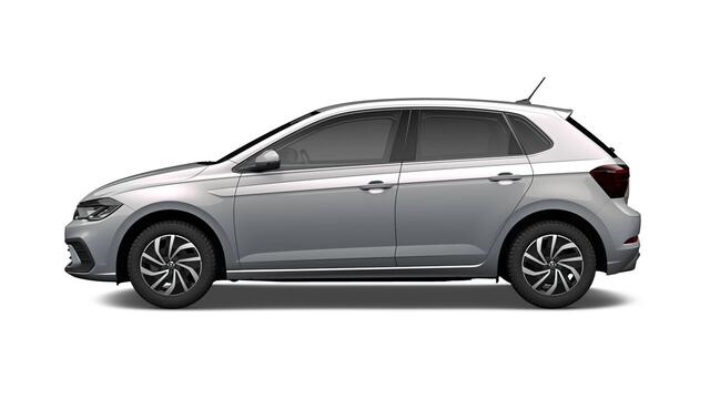 Volkswagen POLO 1.0 TSI 95 5MT Life Edition | 'App-Connect' smartphone integratie | Airconditioning automatisch (Climatronic), 2-zone | Buitenspiegels elektrisch instel- verwarm- en inklapbaar