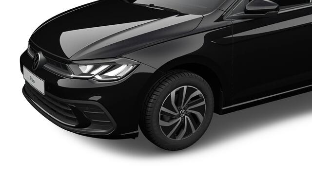 Volkswagen POLO 1.0 TSI 95 5MT Life Edition | 'App-Connect' smartphone integratie | Airconditioning automatisch (Climatronic), 2-zone | Buitenspiegels elektrisch instel- verwarm- en inklapbaar