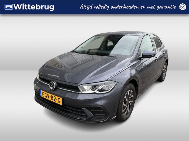 Volkswagen POLO 1.0 TSI Life Edition / GARANTIE TM 08-2028/ APP-CONNECT/ 15" LMV/ ADAPT. CRUISE/ DIGITAL DASH/ DAB RADIO/ BLUETOOTH/ CARKIT/ LED/ AIRCO/ PARK. SENSOR + CAMERA