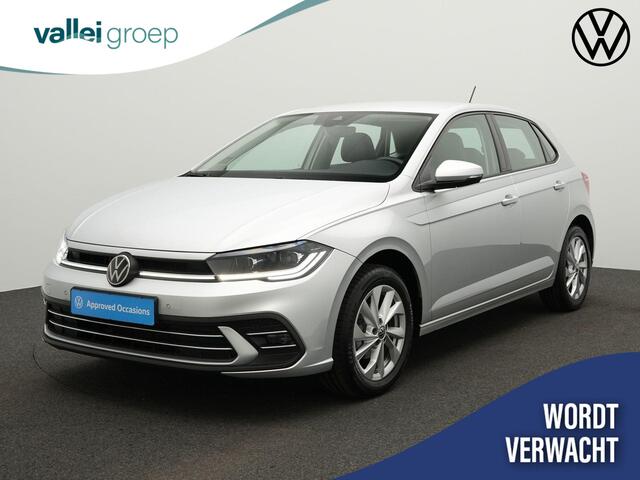 Volkswagen POLO 1.0 TSI 95 pk Style | IQ Light | Leder/alcantara | Navigatie | Stoelverwarming | Parkeersensoren voor/achter | Adaptive Cruise