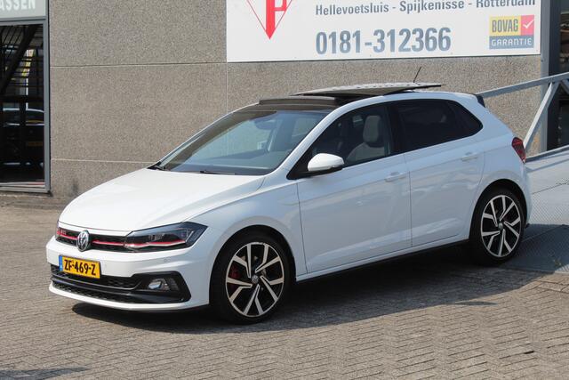 Volkswagen POLO 2.0 TSI GTI Automaat Org. Nederlands/Dealeronderhouden/Panoramadak/Navigatie/Achteruitrijcamera/Virual cockpit/Adaptive cruise control/Climate control/Keyless/Parkeersensoren rondom/DAB/Apple carplay/18'' Lichtmetalen velgen/LED koplampen/Bluetooth.