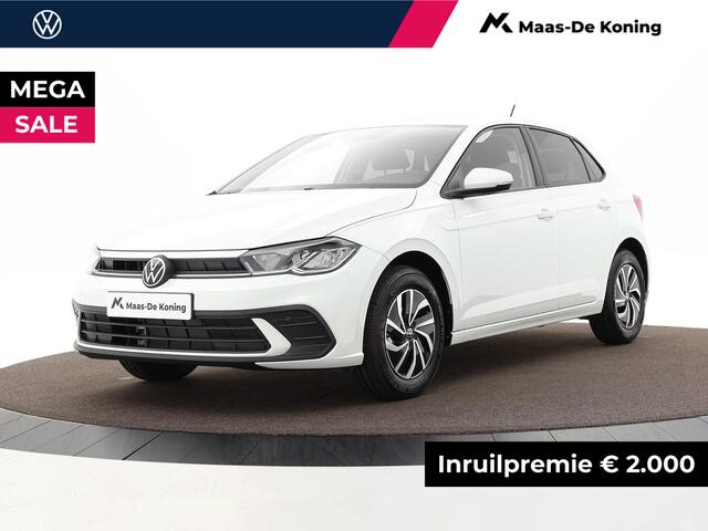 Volkswagen POLO Life Edition 1.0 TSI 95 pk 7 versn. DSG · Airconditioning automatisch, 2-zone (climatronic) · MEGA SALE Prijs is incl inruilbonus