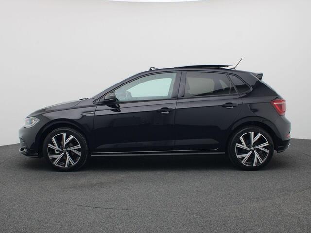 Volkswagen POLO 1.0 TSI R-Line 95PK DSG matrix led, adaptive cruise met travel assist, panoramisch schuifdak, stoelverwarming, navigatie, 17" lichtmetaal