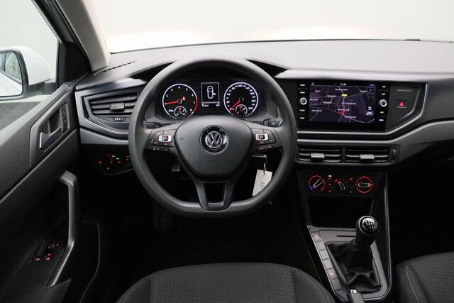 Volkswagen POLO 1.0 MPI Comfortline 2019 | Dealer Onderhouden | Airco | Stoelverwarming | Navigatie | Cruise Control | Carplay Voorbereid | Spraakbediening | Onderhoudshistorie | Parkeersensoren | 2 Sleutels