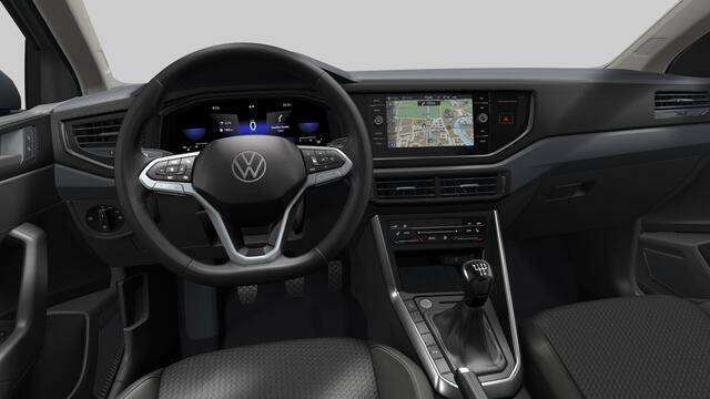 Volkswagen POLO 1.0 TSI 95 5MT Life Edition Parkeersensoren voor en achter (Park Distance Control) | Airconditioning automatisch (Climatronic), 2-zone