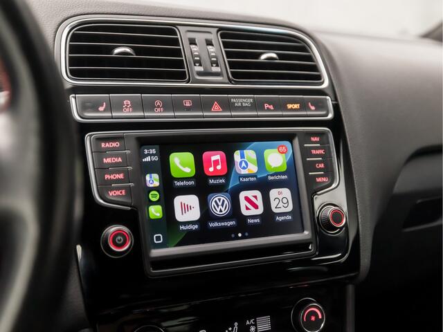 Volkswagen POLO 1.8 TSI GTI 192Pk (APPLE CARPLAY, NAVIGATIE, CLIMATE, STOELVERWARMING, SPORTSTOELEN, PARKEERSENSOREN, CRUISE, GETINT GLAS, LM VELGEN, NIEUWE APK, NIEUWSTAAT)
