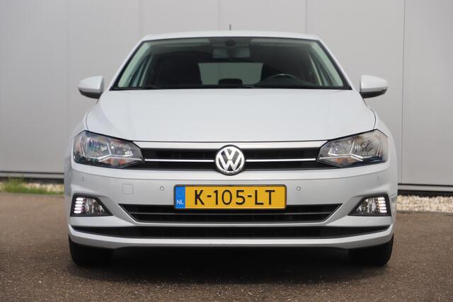 Volkswagen POLO 1.0 TSI Comfortline Business 95PK NAP! White Silver Metallic Navigatie Carplay Clima Android Adaptive Cruise LED Inparkeerhulp