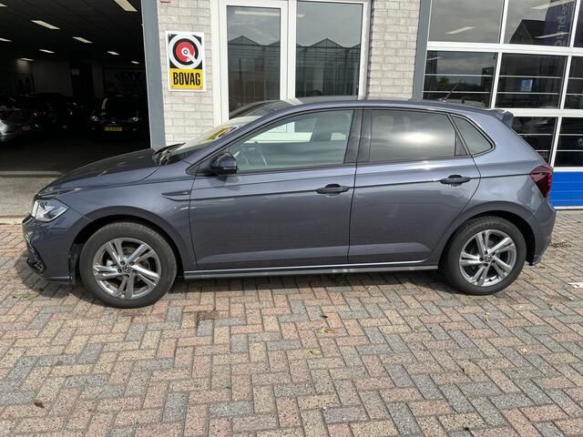 Volkswagen POLO 1.0 TSI R-Line / AUTOMAAT/ GARANTIE TM 6-2028/ 2X R-LINE/ CAMERA/ PARK. SENSOREN/ STOELVERWARM./ KEYLESS/ LED/ ADAPT. CRUISE/ APP CONNECT/ DIGITAL DASHBOARD/ NAVI/ CLIMA/ DAB/ 16" LMV