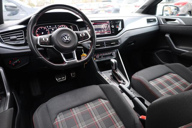 Volkswagen POLO 2.0 TSI GTI PANO VIRTUAL CAMERA STOELVERW. CARPLAY ZWARTE-HEMEL ADAPTIVE-CRUISE CLIMA NAVI VOICE 2XPDC 18''LMV