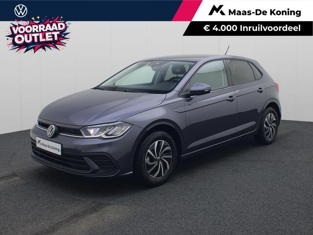 Volkswagen POLO Life Edition 1.0 TSI 95 pk 5 versn. Hand · Achteruitrijcamera · regensensor · Voorraad OUTLET