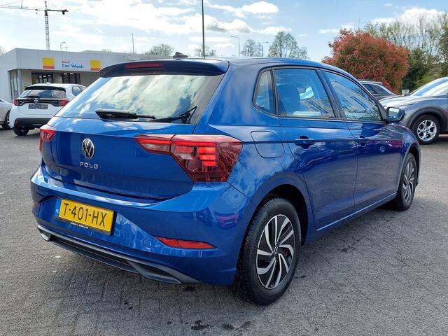 Volkswagen POLO 1.0 TSI 95pk DSG Life | Origineel NL | Navi | Apple Carplay+Android Auto | Airco | Adap.Cruise | Digitaal Dashbaord | Led Koplampen | Rijstrook+Licht+Regensensor | Pdc V+A | 15''lm