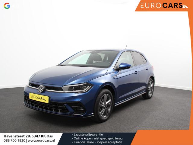 Volkswagen POLO 1.0 TSI R-Line Automaat Camera Parkeer sensoren Adaptive Cruise control Climate Control Extra getint glas Lichtmetalen velgen Stoelverwarming Navigatie Apple Carplay/Android Auto