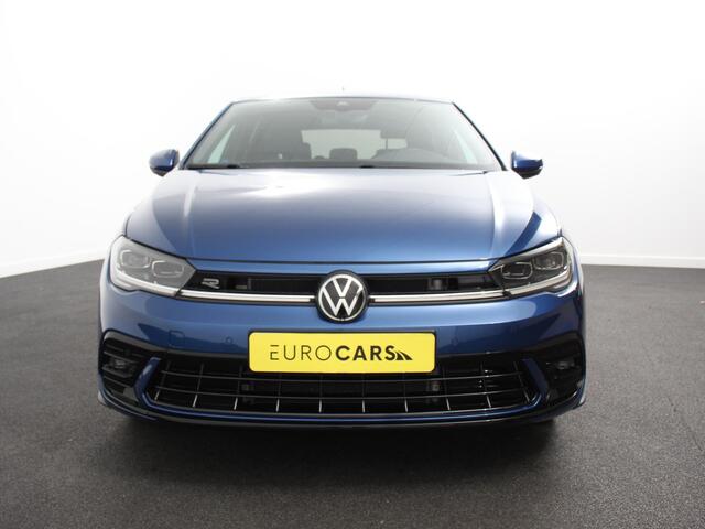 Volkswagen POLO 1.0 TSI R-Line Automaat Camera Parkeer sensoren Adaptive Cruise control Climate Control Extra getint glas Lichtmetalen velgen Stoelverwarming Navigatie Apple Carplay/Android Auto