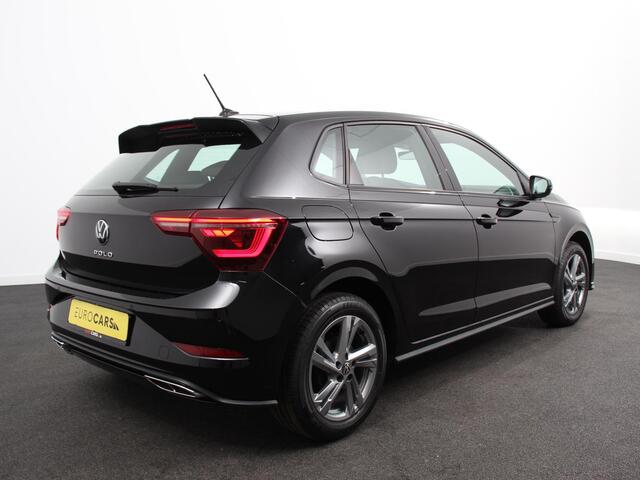 Volkswagen POLO 1.0 TSI R-Line Automaat Camera Digitale Cockpit Parkeer sensoren Adaptive Cruise control Climate Control Lichtmetalen velgen Stoelverwarming Navigatie Apple Carplay/Android Auto