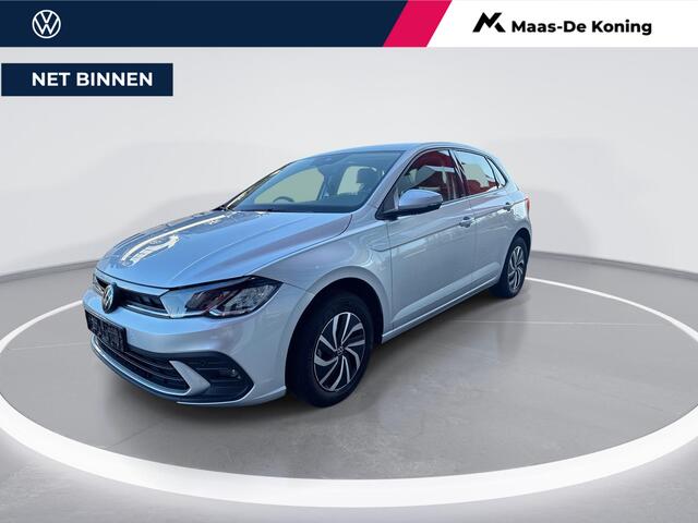 Volkswagen POLO 1.0 TSI 95pk DSG Life Edition · Apple/Android Car Play · Cruise Control · Draadloze Telefoonlader · Clima · Elek. Inklapbare Spiegels ·
