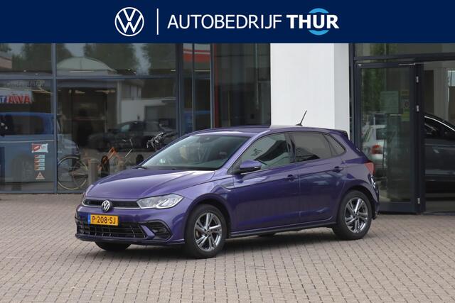 Volkswagen POLO 1.0 TSI R-Line 95PK / 70kW, NL auto 1e eigenaar nieuw door ons geleverd, LED verlichting, R-Line in- en exterieur, draadloos Apple Carplay & Android Auto, parkeersensoren voor en achter (pdc), adaptieve cruise control (ACC) met Travel Assist, multifunctio