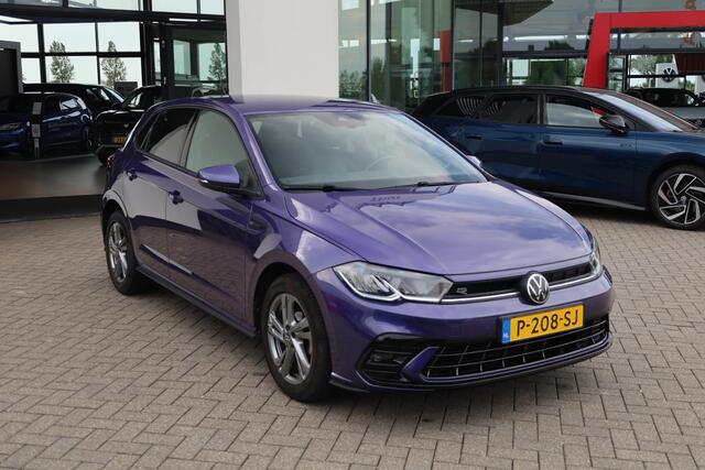 Volkswagen POLO 1.0 TSI R-Line 95PK / 70kW, NL auto 1e eigenaar nieuw door ons geleverd, LED verlichting, R-Line in- en exterieur, draadloos Apple Carplay & Android Auto, parkeersensoren voor en achter (pdc), adaptieve cruise control (ACC) met Travel Assist, multifunctio