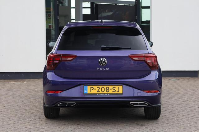 Volkswagen POLO 1.0 TSI R-Line 95PK / 70kW, NL auto 1e eigenaar nieuw door ons geleverd, LED verlichting, R-Line in- en exterieur, draadloos Apple Carplay & Android Auto, parkeersensoren voor en achter (pdc), adaptieve cruise control (ACC) met Travel Assist, multifunctio