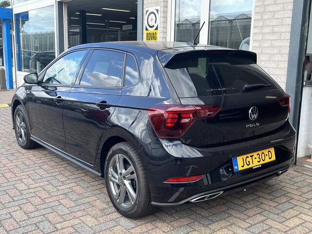 Volkswagen POLO 1.0 TSI R-Line / FABRIEKSGARANTIE TM 10-2029/ 2X R-LINE/ FULL-LED/ ADAPT-CRUISE/ PARK. SENSOREN V&A/ APP-CONNECT/ NAVI/ DAB/ CLIMA/ DIGITAL DASH