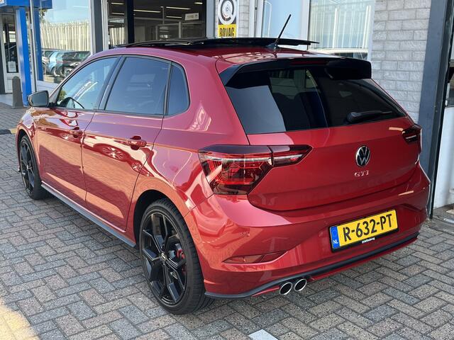 Volkswagen POLO 2.0 TSI GTI / AUTOMAAT/ 207 PK/ PANO/ BLACK STYLE/ CAMERA/ PARK. SENSOREN/ IQ. LIGHT/ DIGITAL DAHBOARD/ KEYLESS/ APP CONNECT/ STOELVERWARM./ ADAPT. CRUISE/ NAVI/ CLIMA/ DAB/ 18" LMV