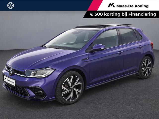Volkswagen POLO 1.0TSI/110PK R-Line · Panoramadak · Apple/Android Car Play · Camera + Parkeersensoren · Stoelverwarming · Garantie t/m 31-03-2027 of 100000km.