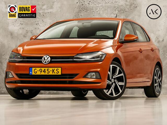 Volkswagen POLO 1.0 TSI Sport Automaat (VIRTUAL COCKPIT, ZWART HEMEL, GROOT NAVI, TREKHAAK, LEDER, SPORTSTOELEN, GETINT GLAS, LM VELGEN, ADAPTIVE CRUISE, NIEUWSTAAT)