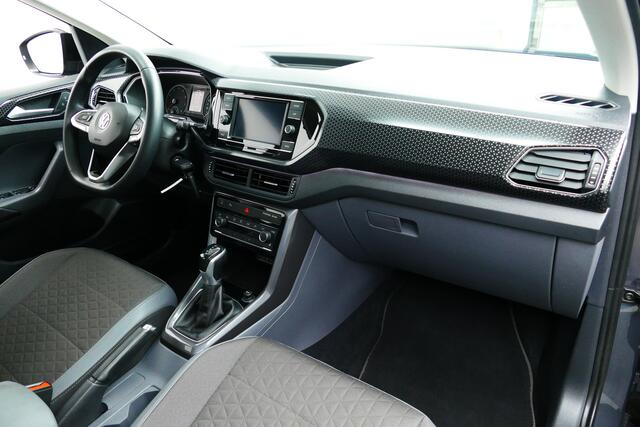 Volkswagen T-Cross 1.0 TSI Style Clima, Cruise, Stoelverw, Led Koplampen, 17"LMV, Haak 1100kg