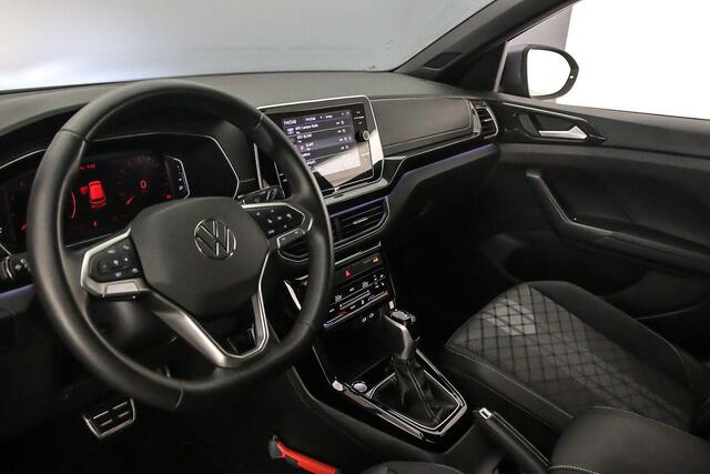 Volkswagen T-Cross R-Line 1.0 TSI 115pk DSG Automaat Achteruitrijcamera, Navigatie, Adaptive cruise control, Stoelverwarming, App connect, Parkeersensoren, LED koplampen