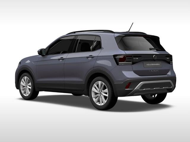 Volkswagen T-Cross Life Edition 1.0 TSI 95 pk 5 versn. Hand · Airconditioning automatisch, 2-zone (climatronic) · Velgen 'ventura', 17 inch lichtmetaal
