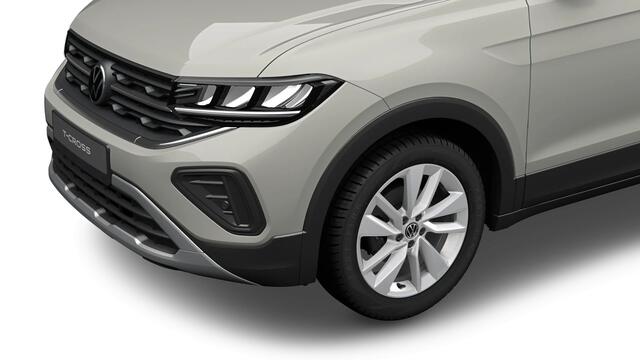 Volkswagen T-Cross 1.0 TSI 95 5MT Life Edition Parkeersensoren voor en achter (Park Distance Control) | Zijruiten achter en achterruit getint 65% lichtabsorberend | Airconditioning automatisch, 2-zone (Climatronic)