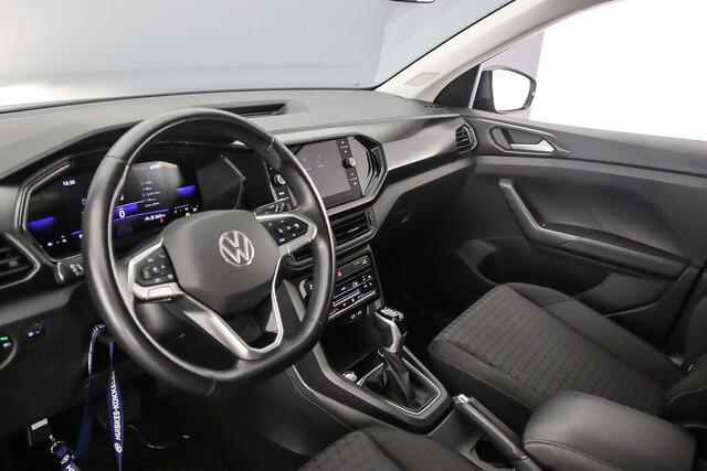 Volkswagen T-Cross Life 1.0 TSI 110pk DSG Automaat Adaptive cruise control, Achteruitrijcamera, Stoelverwarming, Airco, App connect, DAB, Radio, Parkeersensoren