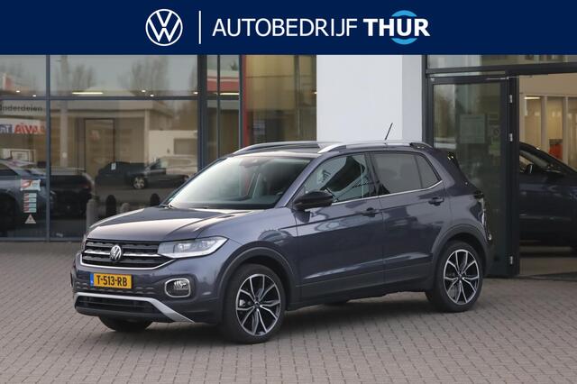 Volkswagen T-Cross 1.0 TSI Style 110PK / 81kW DSG, Achteruitrijcamera (rear view), design pakket 'black', multi-function display plus, adaptieve cruise control (acc), licht & zicht pakket, multimedia pakket, navigatie, parkeersensoren voor en achter (pdc), DAB+, elektrisch 