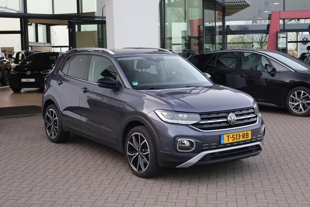 Volkswagen T-Cross 1.0 TSI Style 110PK / 81kW DSG, Achteruitrijcamera (rear view), design pakket 'black', multi-function display plus, adaptieve cruise control (acc), licht & zicht pakket, multimedia pakket, navigatie, parkeersensoren voor en achter (pdc), DAB+, elektrisch 
