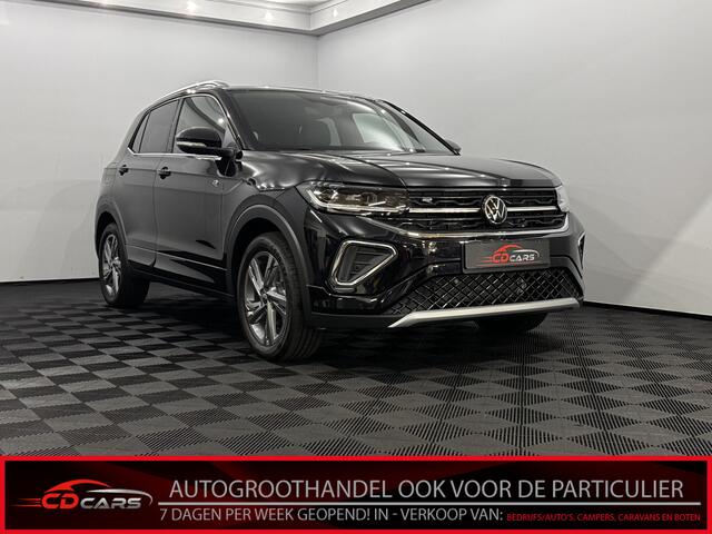 Volkswagen T-Cross 1.0 TSI R-Line Half leder, Camera, Apple carplay, Virtual desk, Cruise control adaptief, 1 jaar garantie