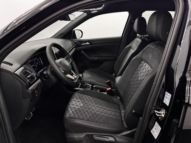 Volkswagen T-Cross 1.0 TSI R-Line Half leder, Camera, Apple carplay, Virtual desk, Cruise control adaptief, 1 jaar garantie