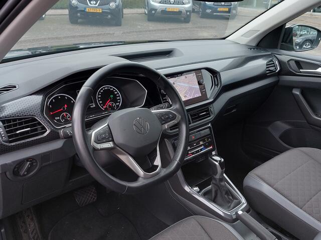 Volkswagen T-Cross 1.0 TSI 110pk DSG Style | 1ste Eigenaar | Navi | Apple Carplay+Android Auto | Clima | Adap.Cruise | Led Koplampen | Keyless Entry | Pdv V+A+Camera | Rijstrook+Licht+Regensensor | 17''lm