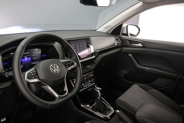 Volkswagen T-Cross Life Edition 1.0 TSI 115pk DSG Automaat Adaptive cruise control, Achteruitrijcamera, Stoelverwarming, LED koplampen, App connect, Parkeersensoren