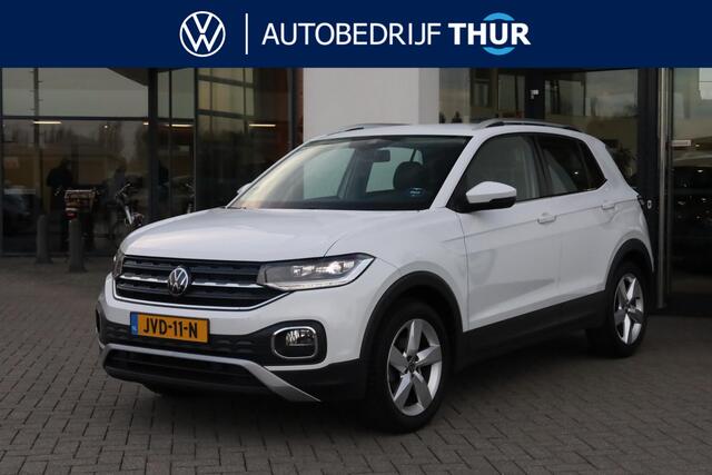 Volkswagen T-Cross 1.0 TSI Style digital cockpit pro, achteruitrijcamera, navigatie, stoelverwarming, 4 seizoenen banden, pdc voor en achter, travel assist, ACC, draadlloos carplay, spiegel pakket, dimmende binnenspiegel