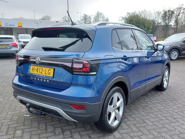 Volkswagen T-Cross 1.0 TSI 116pk Style Executive | 1ste Eigenaar | Navi | Apple Carplay+Android Auto | Clima | Adap.Cruise | Led Koplampen | Pdc V+A | Rijstrook+Licht+Regensensor | Privacy Glass | Trekhaak