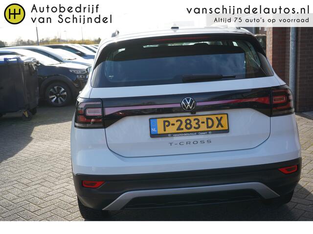 Volkswagen T-Cross 1.0 TSI LIFE BUSINESS ORIGINEEL NEDERLANDS KEURIGE STAAT CAMERA NAVIGATIE ANDROID/APPLECARPLAY ADAPTIEVE CRUISE ECC AIRCO LMV BLUETOOTH 4X ELECTR.RAMEN/SPIEGELS