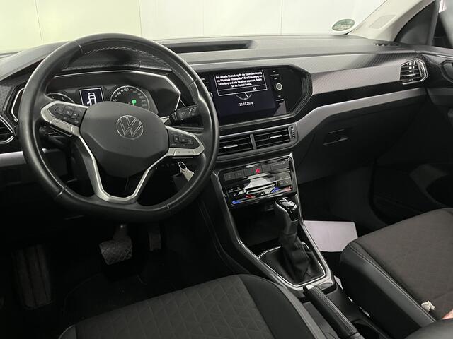 Volkswagen T-Cross 1.5 TSI Style / AUTOMAAT/ 150 PK/ TREKHAAK/ PARK. SENSOREN/ LED/ STOELVERWARM./ ADAPT. CRUISE/ APP CONNECT/ NAVI/ CLIMA/ DAB/ 17" LMV