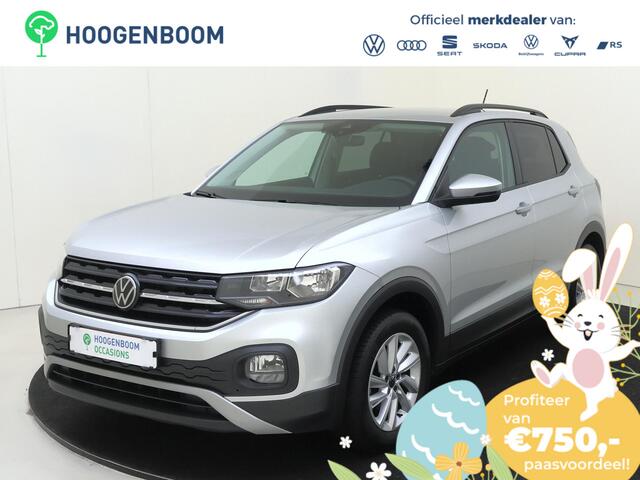 Volkswagen T-Cross 1.0 TSI Life | Achteruitrijcamera | Adaptieve cruise control | CarPlay | Elektrisch inklapbare buitenspiegels | Bluetooth | Airco |